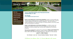 Desktop Screenshot of dougslawnandpressurewashing.com