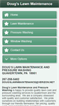 Mobile Screenshot of dougslawnandpressurewashing.com